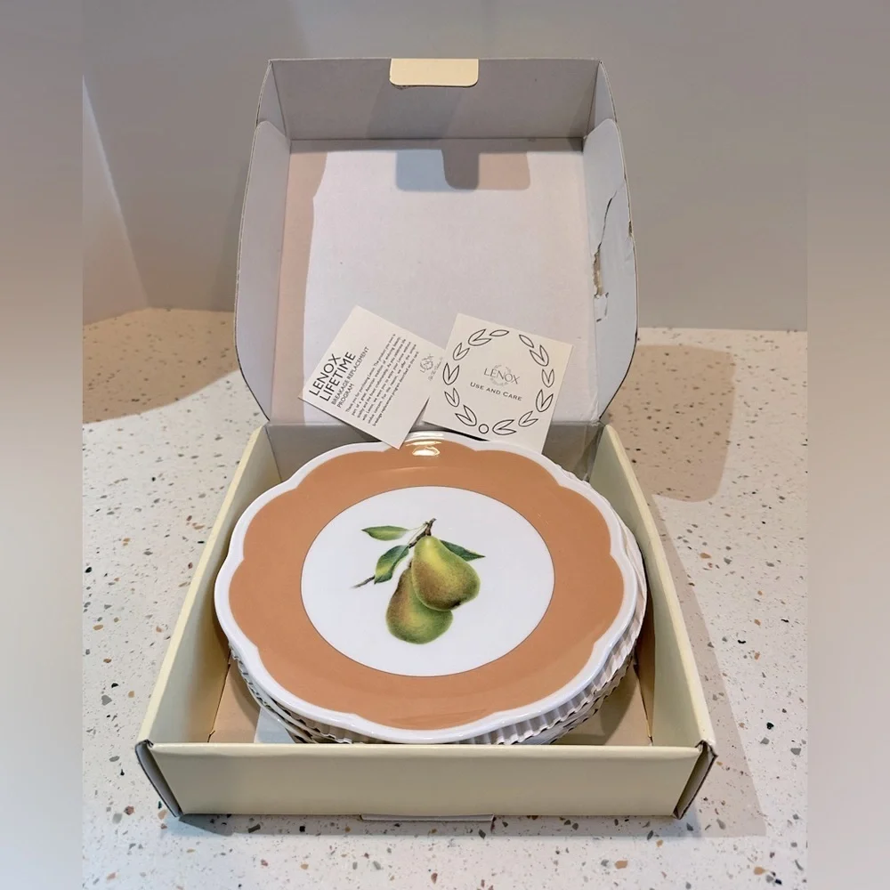 LENOX Orchard In Bloom Dessert Plates Set of 4‎